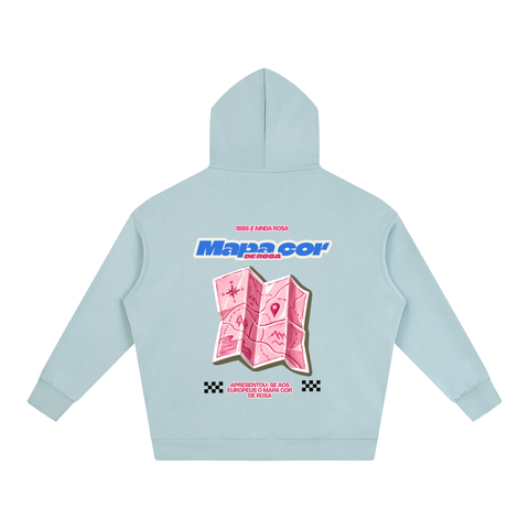 Mapa cor de rosa - Hoodie